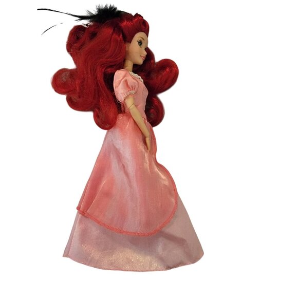 Disney Princess Ariel Doll In Pink Dress With Articulated Arms and Legs - Picture 3 of 13